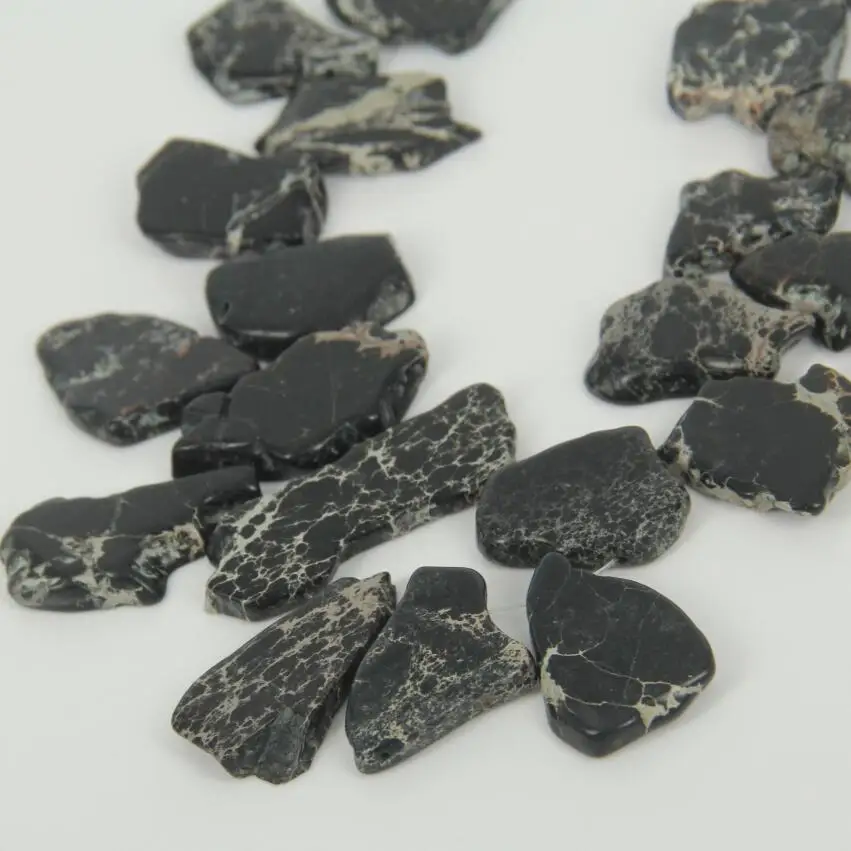 Цепочка с подвеской из натурального камня императора 15 5 дюйма|stone flat|flat beadsbeads pendant