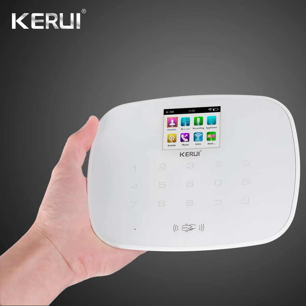 Kerui W193 3g 4 г WiFi PSTN GSM SMS Главная Охранная ЖК дисплей приложение управление