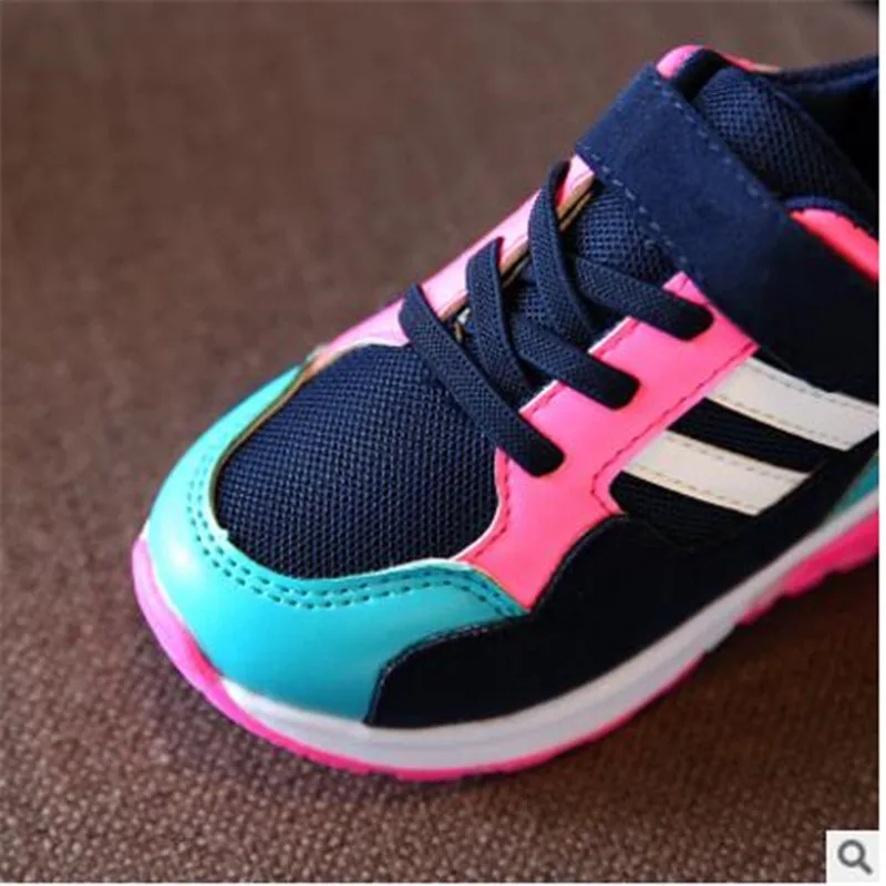 2017 весной новый детский спорт shoes мальчиков чтобы помочь низкой-хлопок