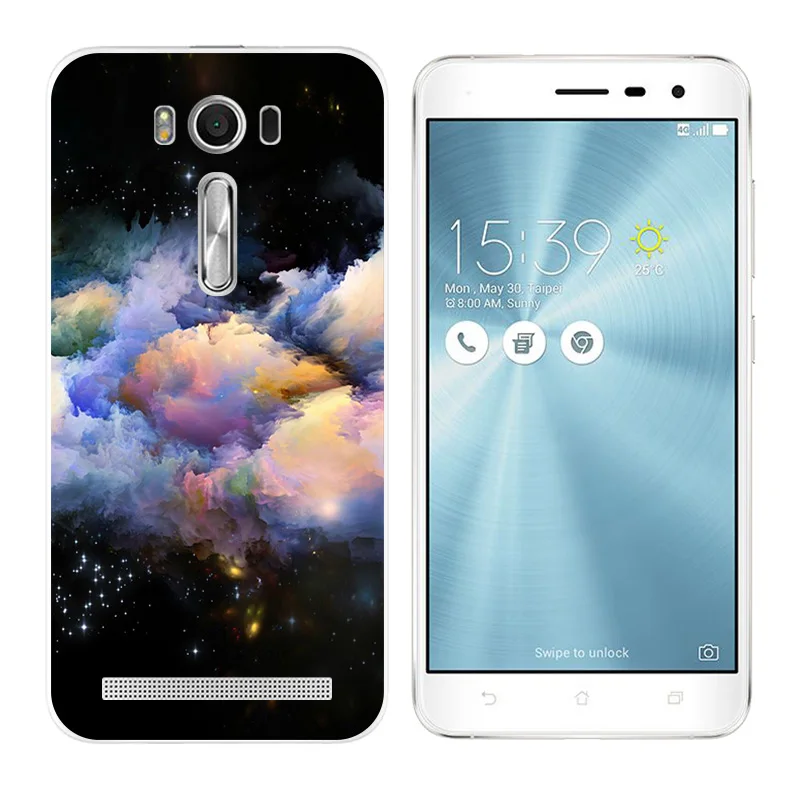 Phone Case for Asus ZenFone 2 Laser ZE500KL Silicon Back Cover 5.0 inch Snowflake Printing |