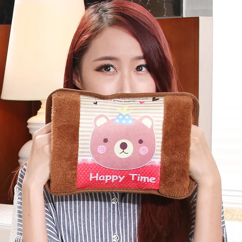 220 В воды мешок Электрический зима грелка для рук ПВХ горячей плюшевые рука Po