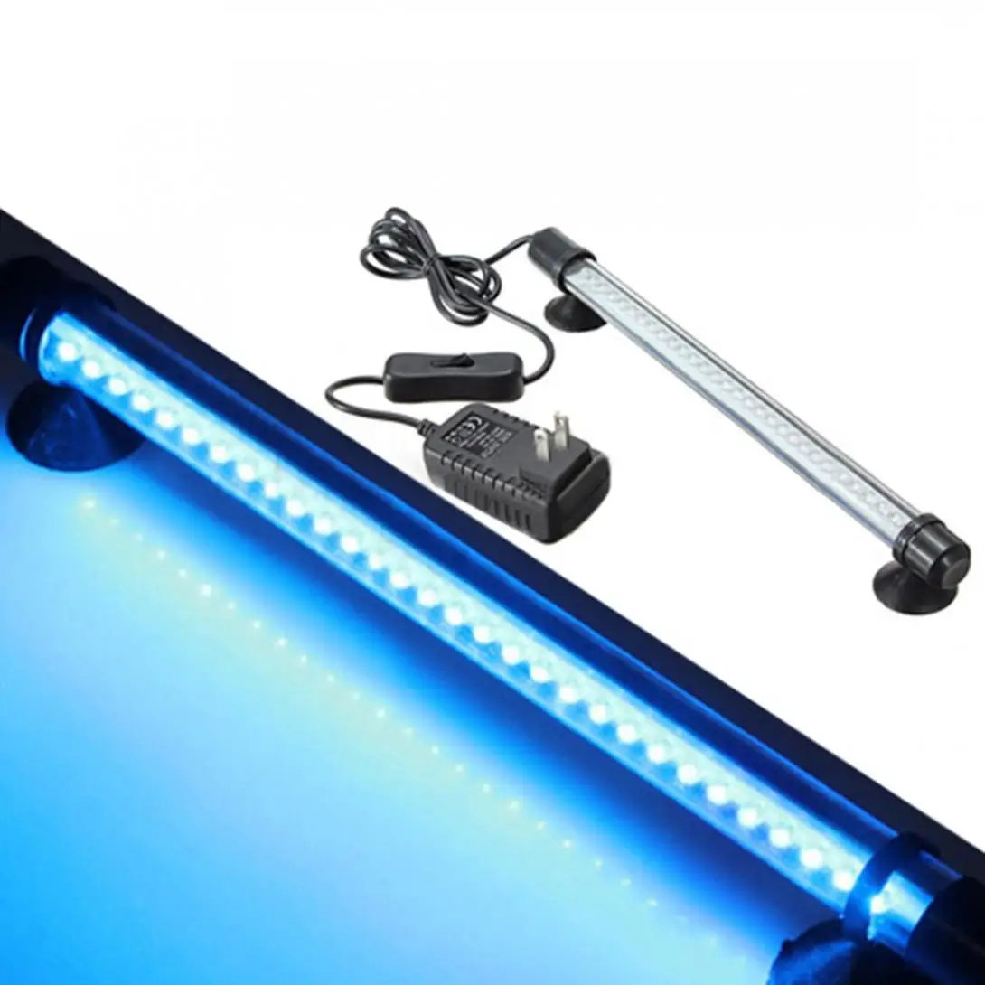 

30 LED Aquarium Fish Tank Waterproof Submersible Stick Strip Light Red Blue Light Color for fish tanks cisterns rockeries