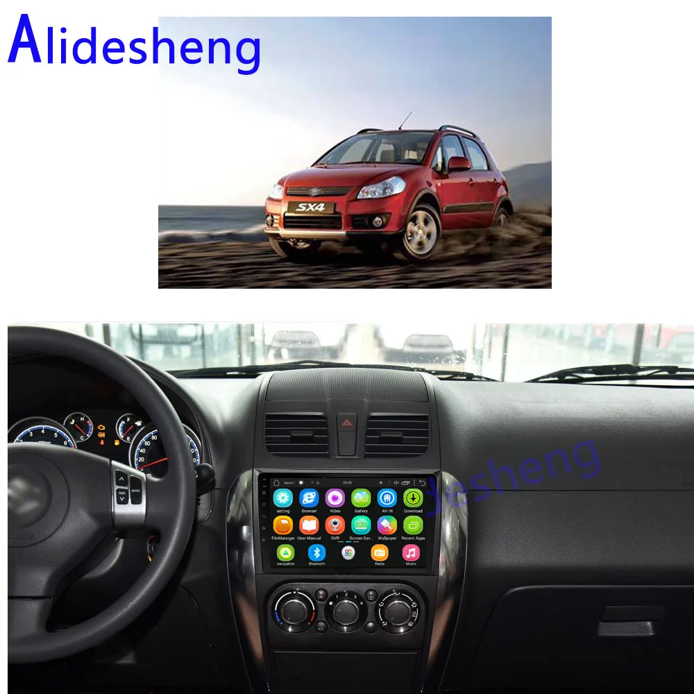 2 din 2.5D Android 8,1 автомобиль радио мультимедиа плеер для Suzuki SX4 2006 2007 2008 2009 2010 2011 2012 2013 gps навигации