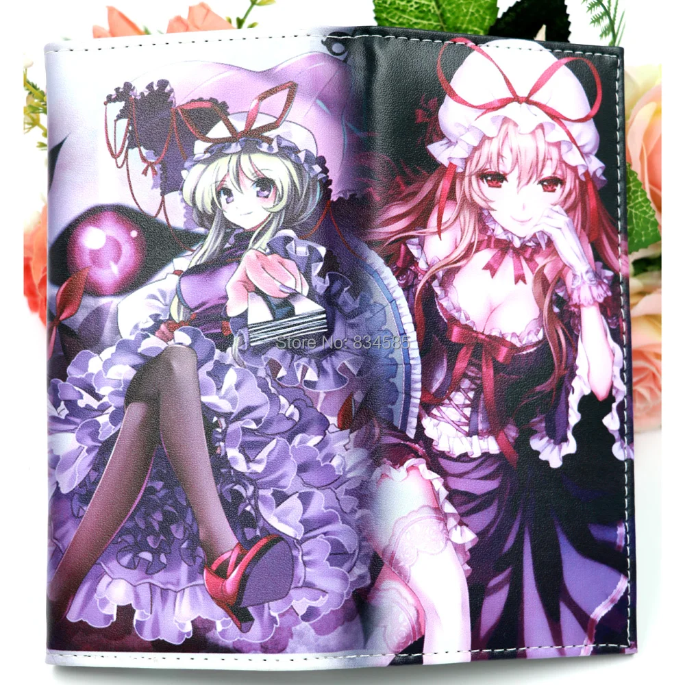 Аниме TouHou проект Юкари Якумо длинный синтетический кожаный модный кошелек клатч кошелек