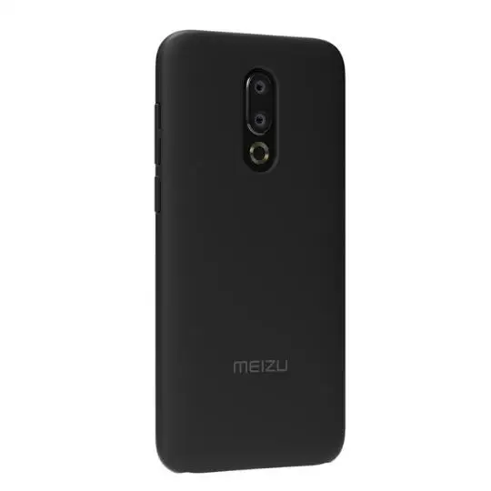Meizu M8 Note чехол 8X8 16x чехол 16th Plus полное покрытие MEIZU 16 Plus Роскошный чехол из поликарбоната для Meizu 16 Plus - Цвет: Черный