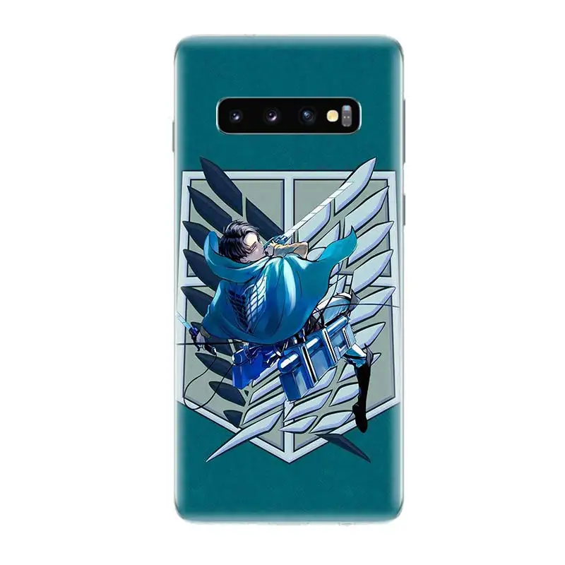 Сапоги для косплея Shingeki No Kyojin Аниме Рисунок чехол samsung Galaxy A6 A8 плюс A7 A9 J5 J8 J4 J6 2018 кН