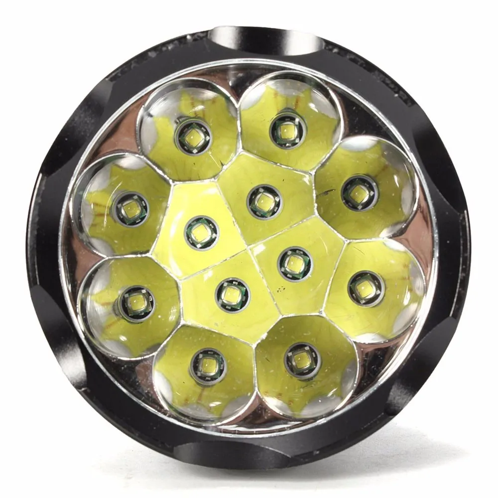 New High Quality 30000LM 12x XML T6 LED Flashlight 5 Mode Torch Light Lamp Waterproof Drop Shipping | Освещение