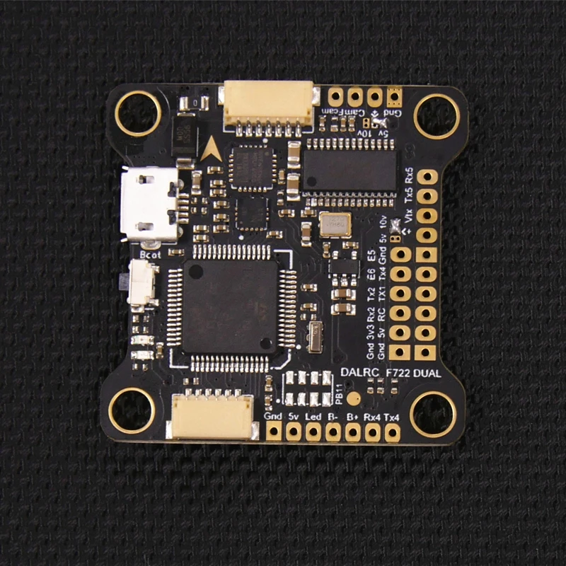 Контроллер полета DALRC F722+ 50A Rocket 4в1 ESC DUAL STM32F722RGT6 Встроенный OSD BEC 5 в 12A F7 MCU6000 и ICM20602 VS F4