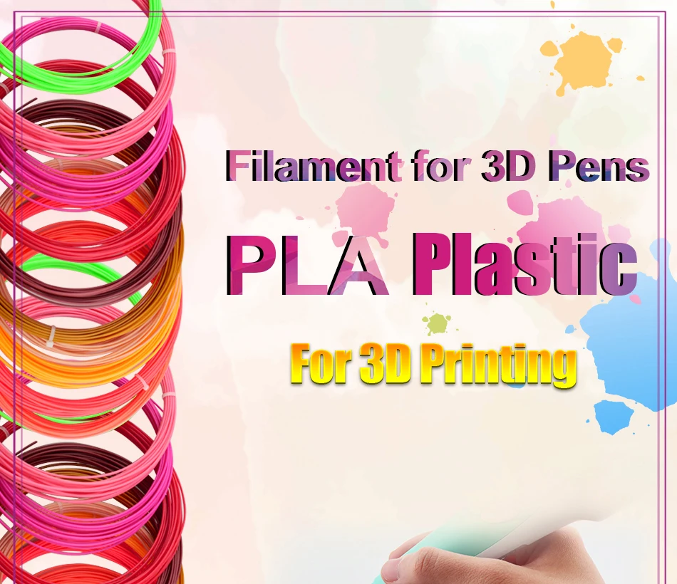 Weiyu пластик принтер нити для 3d ручки 5 м PLA 3d Принтер Нити печатные материалы экструдер аксессуары Запчасти