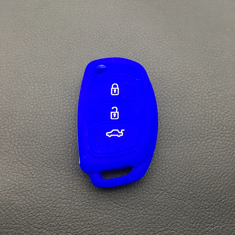 

Car styling Silicone key cover for i10 i20 i30 IX25 IX35 IX45 HB20 Avante PORT Solaris Sonata Santafe Elantra Accent, 3 button