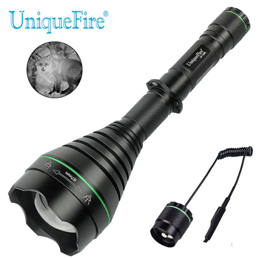 Uniquefire 1508 67 мм ИК 850nm инфракрасное излучение светодиодный фонарик ночного видения