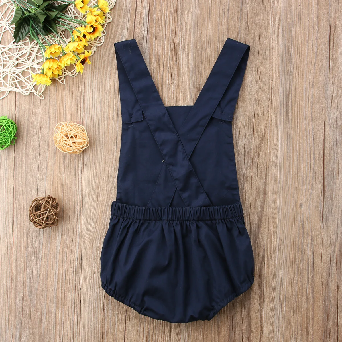 

Newborn Infant Baby Girls Kids Sleeveless Bodysuit Jumpsuit Outfits Sunsuit Clothes Size 0-24M