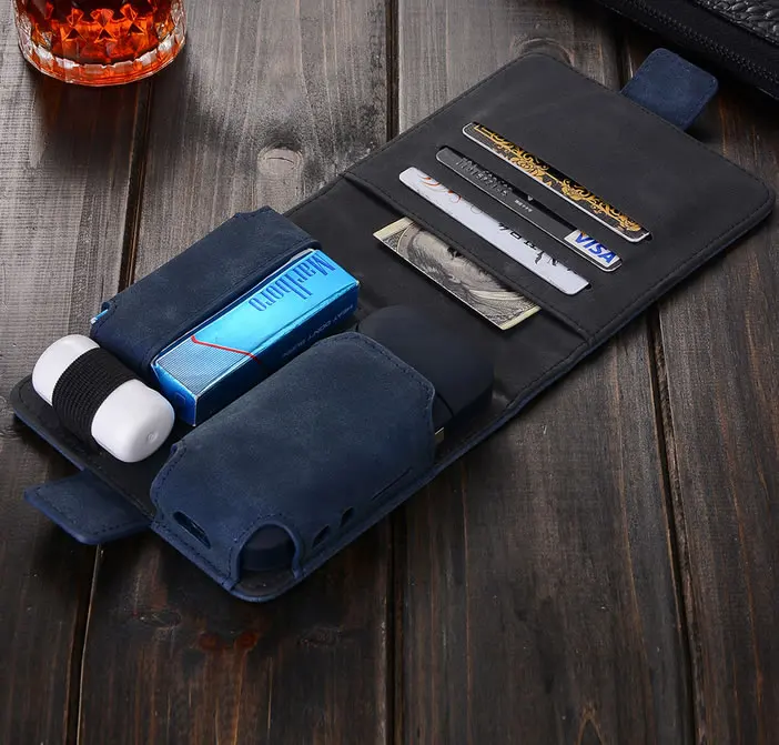 Новый PU кожаный ящик держатель для хранения iQOS аксессуары электронных сигарет