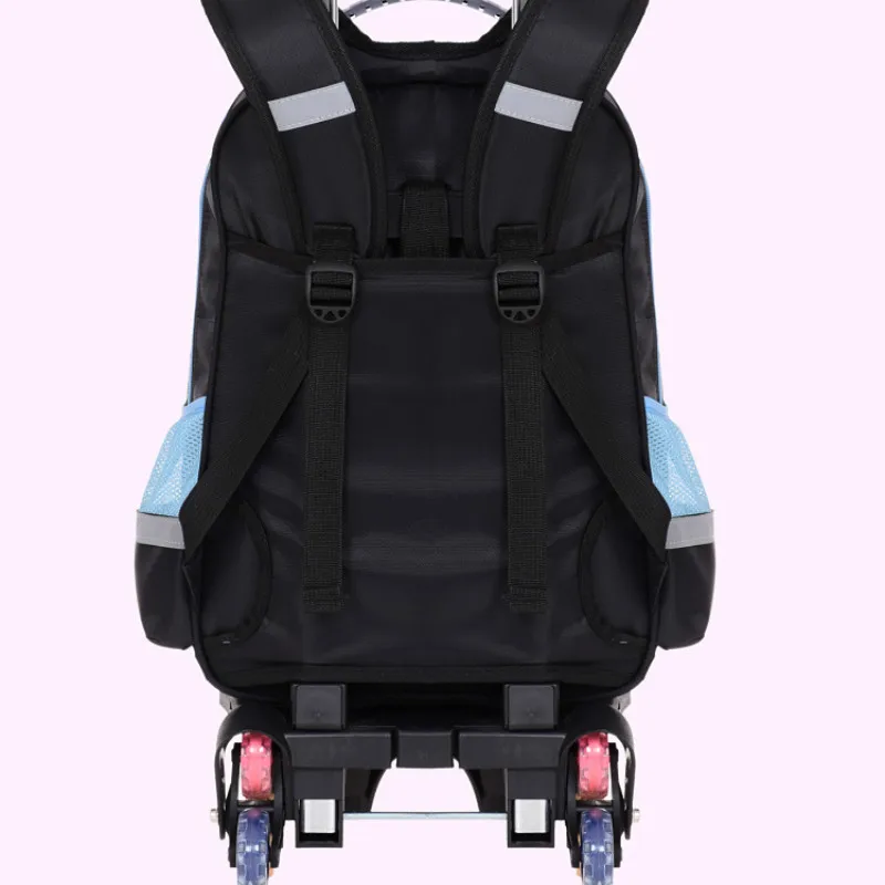 Детский рюкзак на колесиках школьные ранцы для мальчиков и девочек сумка