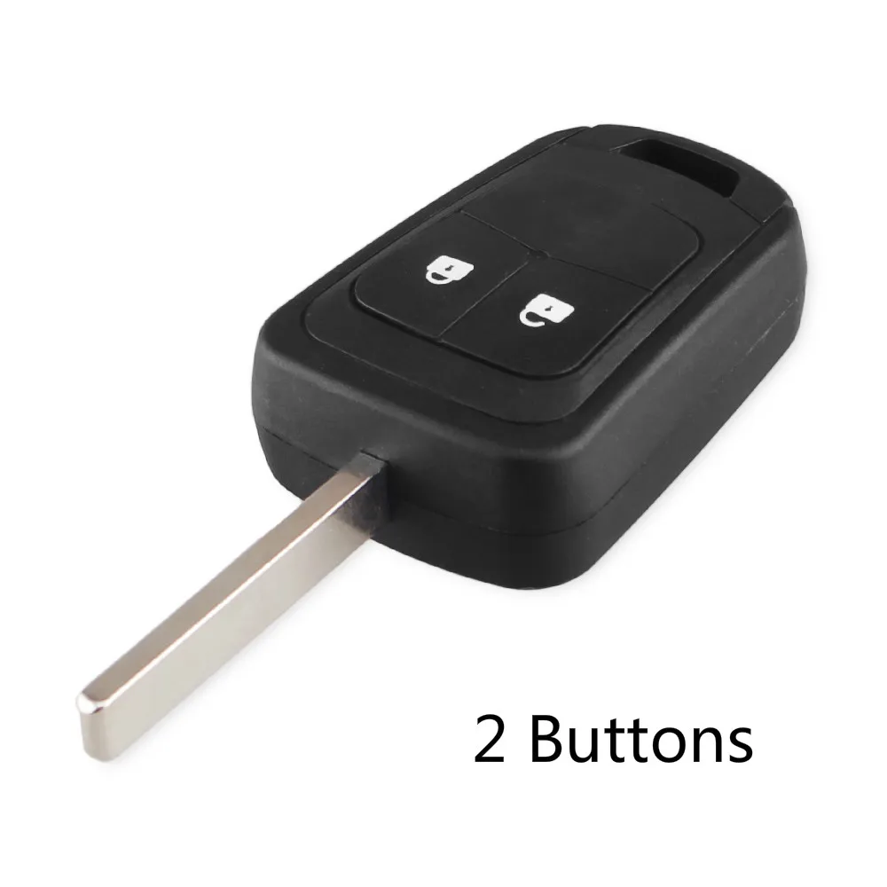 2 Кнопки KEYYOU 2/3 кнопки дистанционного ключа оболочки для Chevrolet Camaro Sonic Cruze Malibu Volt Spark Equinox Брелок чехол автомобильные аксессуары - Количество кнопок: 2 Кнопки