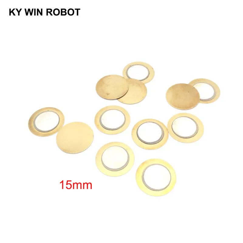 

100 Pcs/Lot Piezoelectric Piezo Ceramic Wafer Plate Buzzer Loudspeaker Dia 15mm For Arduino Diy