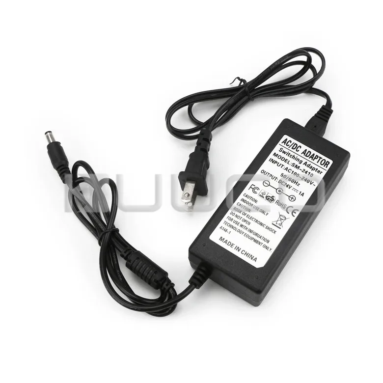 

5 PCS/LOT Universal Adapter AC 100V~240V to DC 24V 1A Buck Power/Conveter/Charger/Regulator for Led Strip/Micro Pump/Router etc