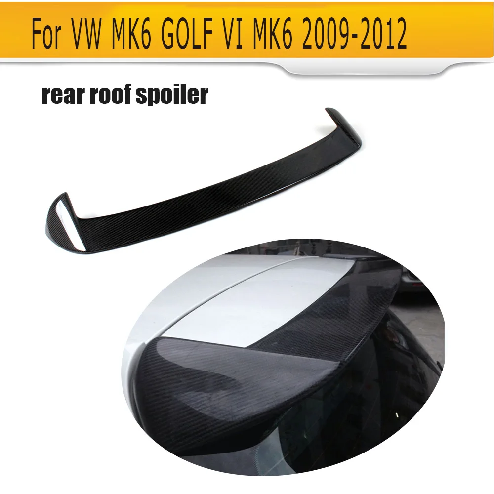 Спойлер для багажника из углеродного волокна Volkswagen VW GOLF 6 VI MK6 2009 2013|spoiler wing|lip