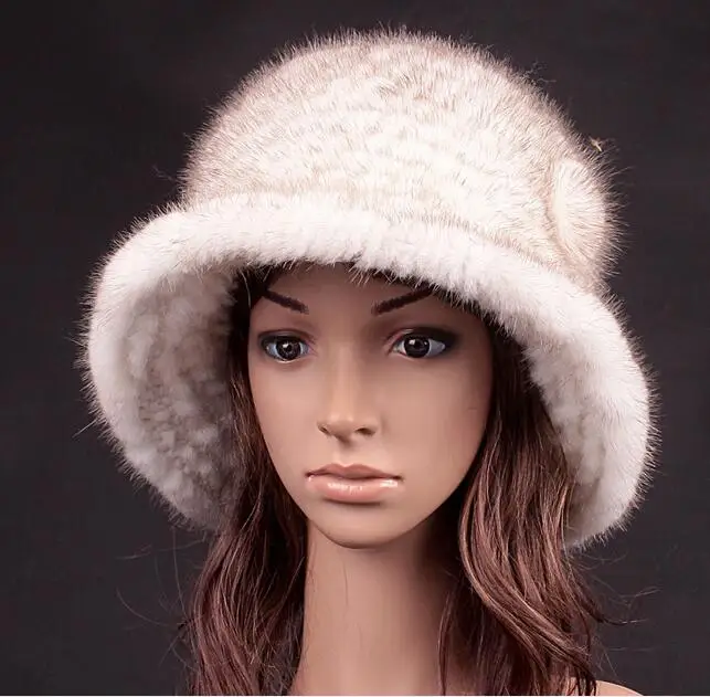 Женские шапки 2021 новая зимняя меховая шапка из натуральной норки Повседневная