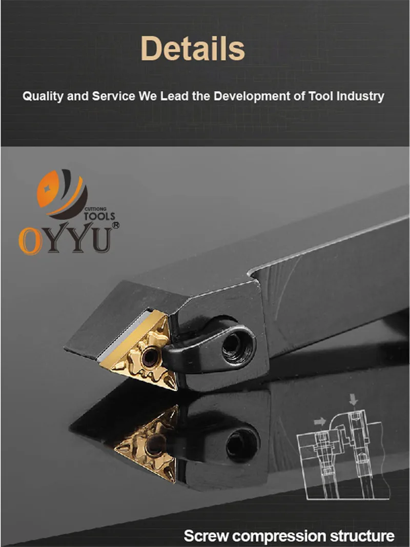 OYYU MTENN2020 20 мм держатель внешнего токарного инструмента MTENN Cnc расточной стержень MTENN2020K16 вольфрам карбида вставки TNMG160404 резак