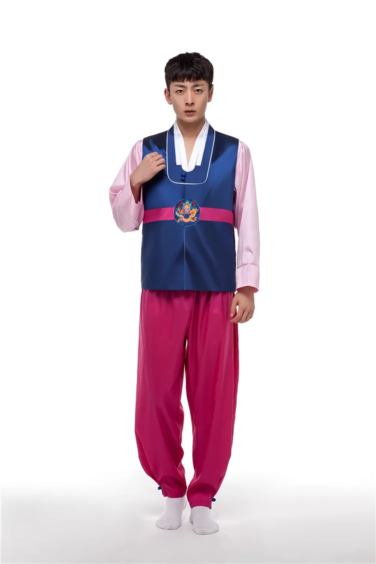 Мужские традиционные корейские мужские Восточные Танцевальные Костюмы Мужская