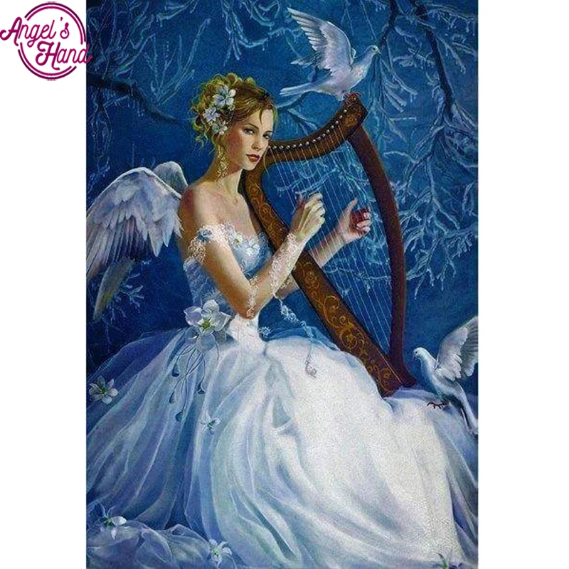 5d Сделай Сам Алмазная вышивка красота и скрипка картина крестиком полностью