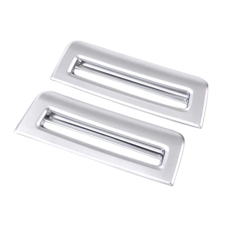 Для Land Rover Range Velar 2017 2018 ABS Матовая Внутренняя Передняя вентиляционная розетка