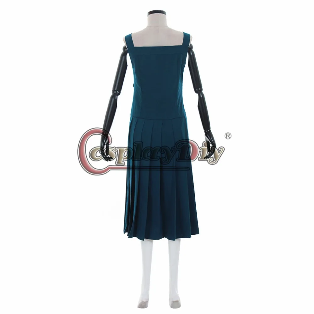

Cosplaydiy Elphaba Wicked Coslay Costume Adult Women Halloween Carnival Fancy Cosplay Dress +Coat