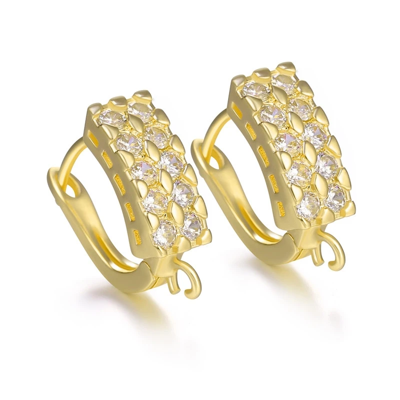 Gold Juya, новинка, швензы, сделай сам, серьги, фурнитура, золото/серебро, креативный, базовый, застежка, серьги, крючок, аксессуары для изготовления сережек ручной работы - Цвет: Gold