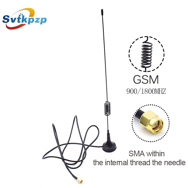 Svtkpzp 900 1800 МГц GSM антенна 7 8dbi Беспроводной WLAN SMA разъем Ham Радио присоски антенн RG174