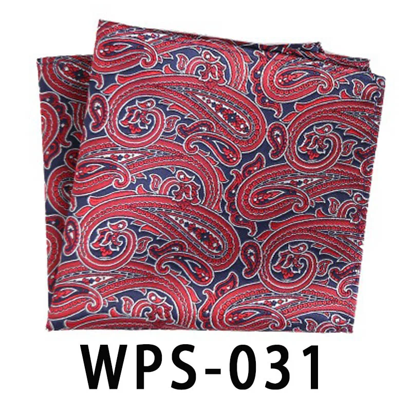 WPS-31 Новые дизайнерские популярные 25X25 см большой платок человек, узор «огурцы» цветочный узор в горошек нагрудный платок Для мужчин Повседневное Платки для Для мужчин костюм - Цвет: WPS-31