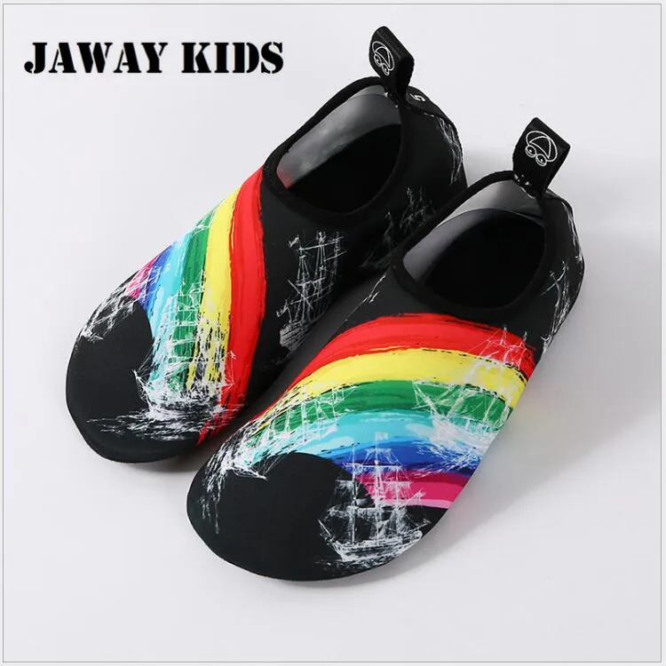 JawayKids удобные эластичные Водонепроницаемая Обувь Для женщин и мужчин детская