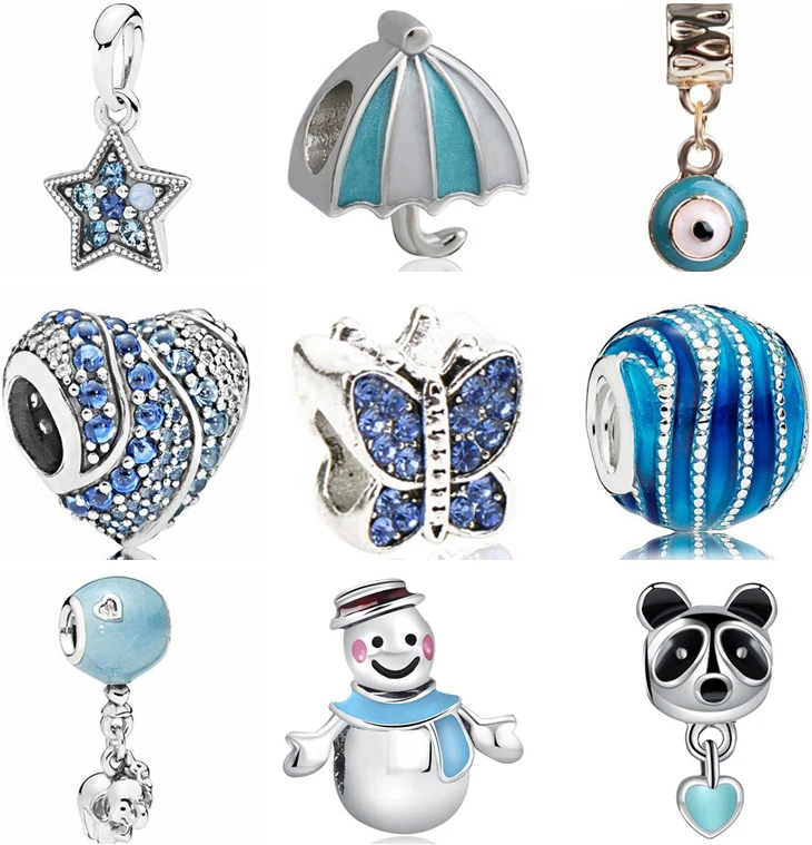 Низкая цена маленькие массивные Подвески в виде бабочек сердечек снеговиков