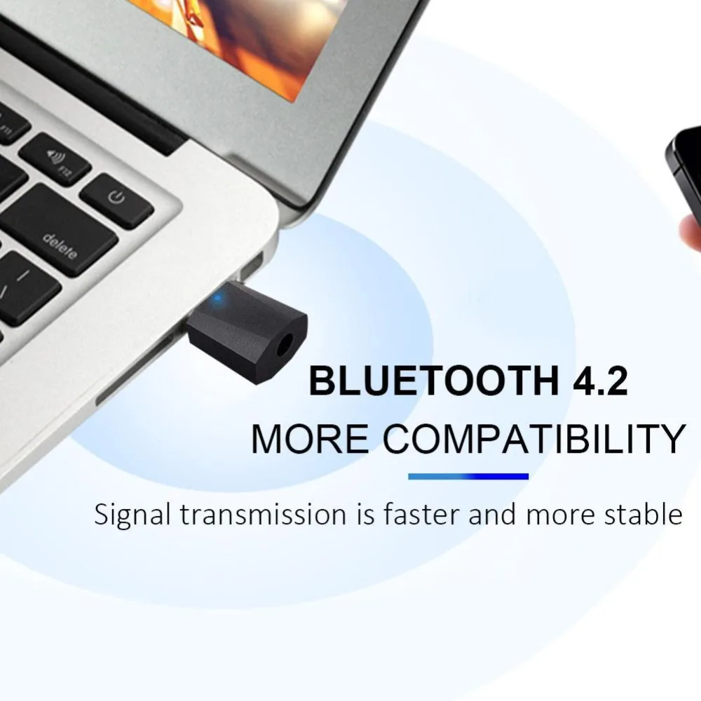Беспроводной автомобильный мини Bluetooth приемник адаптер беспроводной Bluetooth аудио приемник музыкальные колонки USB AUX Bluetooth автомобильный комплект