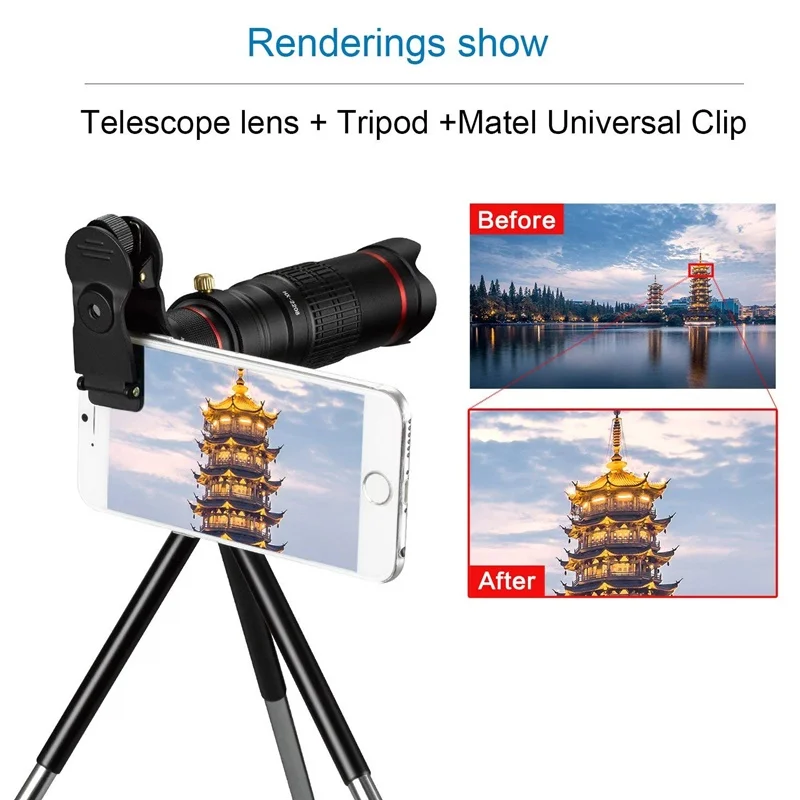 Tongdaytech HD 4K 22x зум объектив камеры мобильного телефона телескоп Lentes Telefon для смартфона макрообъектив объектив для мобильного телефона