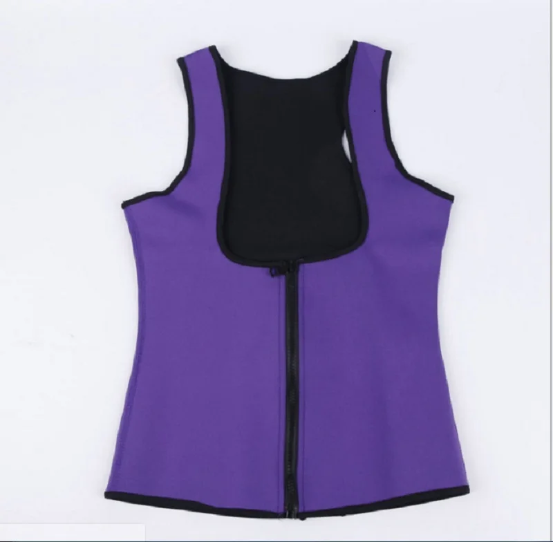 Purple XXXXXL хит, неопреновый корректирующий пояс для похудения, женский жилет, новинка, Прямая поставка,, для дома - Цвет: Purple