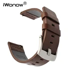 Итальянский масляный кожаный ремешок для часов Citizen Seiko Casio, ремешок для часов, быстросъемный ремешок, браслет на запястье 18 мм, 20 мм, 22 мм, 24 мм