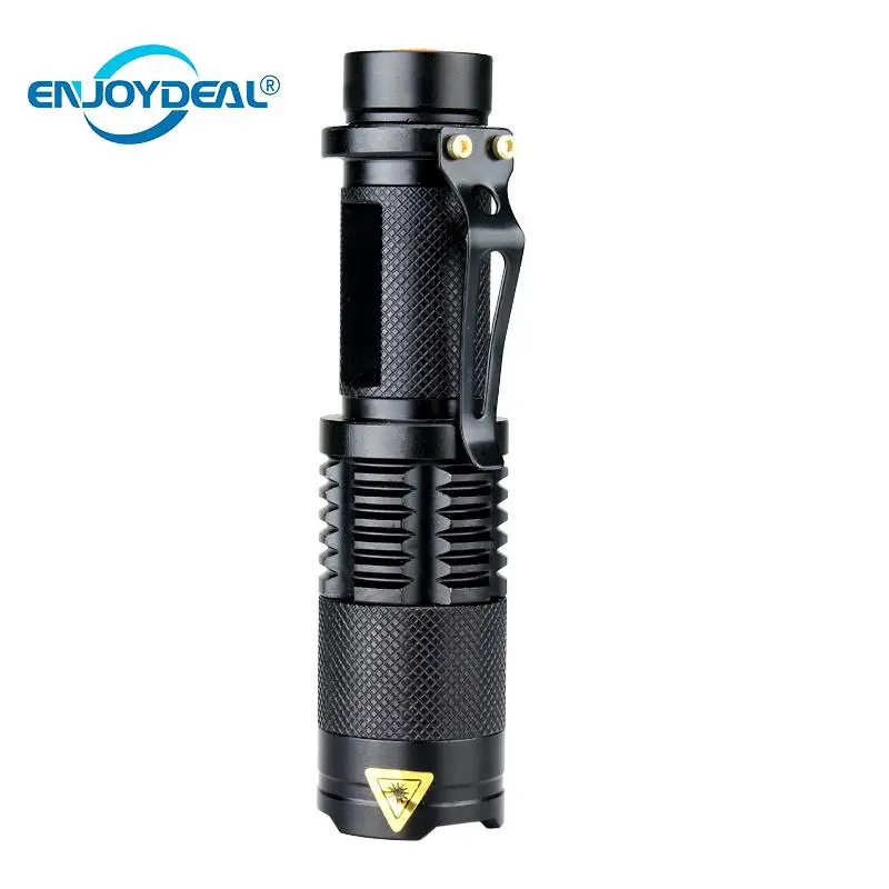 

Mini 3000 Lumens flashlight powerful Adjustable Focus 5-Modes T6 LED Tactical Torch lanterna 1X18650 for camping outdoor
