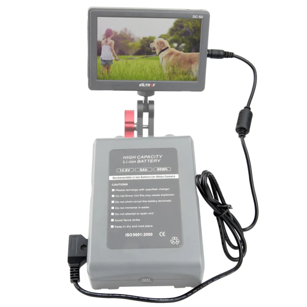 NICEYRIG для Blackmagic видео монитор системы помощи D-Tap кабель питания батареи DC адаптер питания Blackmagic cinema монитор 110 см