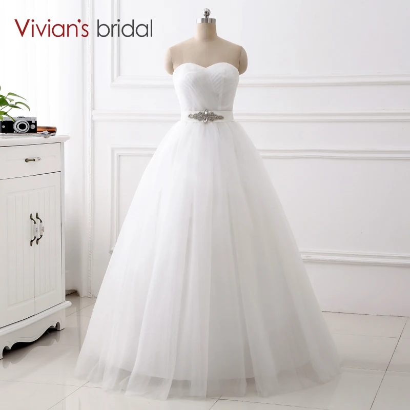 Простое бальное платье свадебное Вивиан без рукавов | Свадьбы и торжества