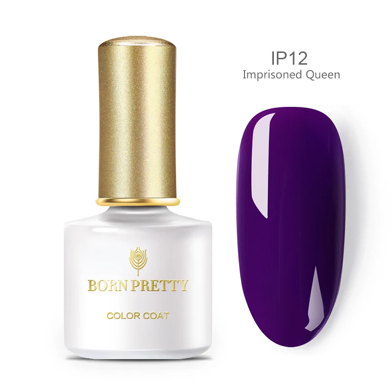 BP-IP12 Гель-лак для ногтей серии BORN PRETTY красного и фиолетового цвета, 6 мл, чистый цвет для ногтей, замачиваемый УФ-светодиодный гель, маникюрный лак для дизайна ногтей - Цвет: BP-IP12