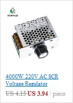 AC 220V 2000W SCR регулятор напряжения затемнения Диммер контроллер скорости двигателя термостата