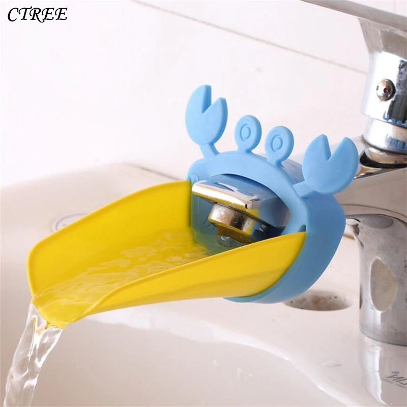 

CTREE Creative Silicone Faucet Extender Portable Children Hand Wash Device Extender Sink Handle Extension Bathroom Tools C633