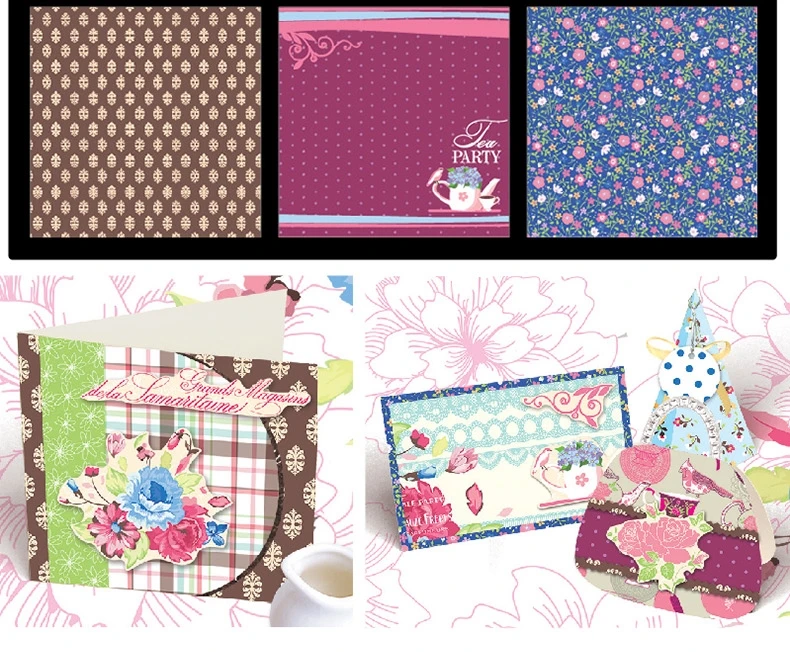 Энопоздравление милый цветочный Скрапбукинг бумажные слова цветок вырезанные