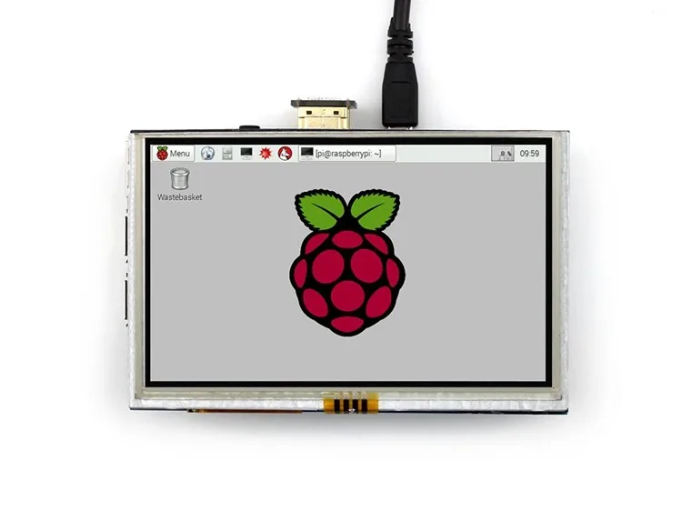 5-дюймовый сенсорный ЖК-экран 800x480 дисплей для arduino Raspberry Pi Pi2 Model B + A популярный по