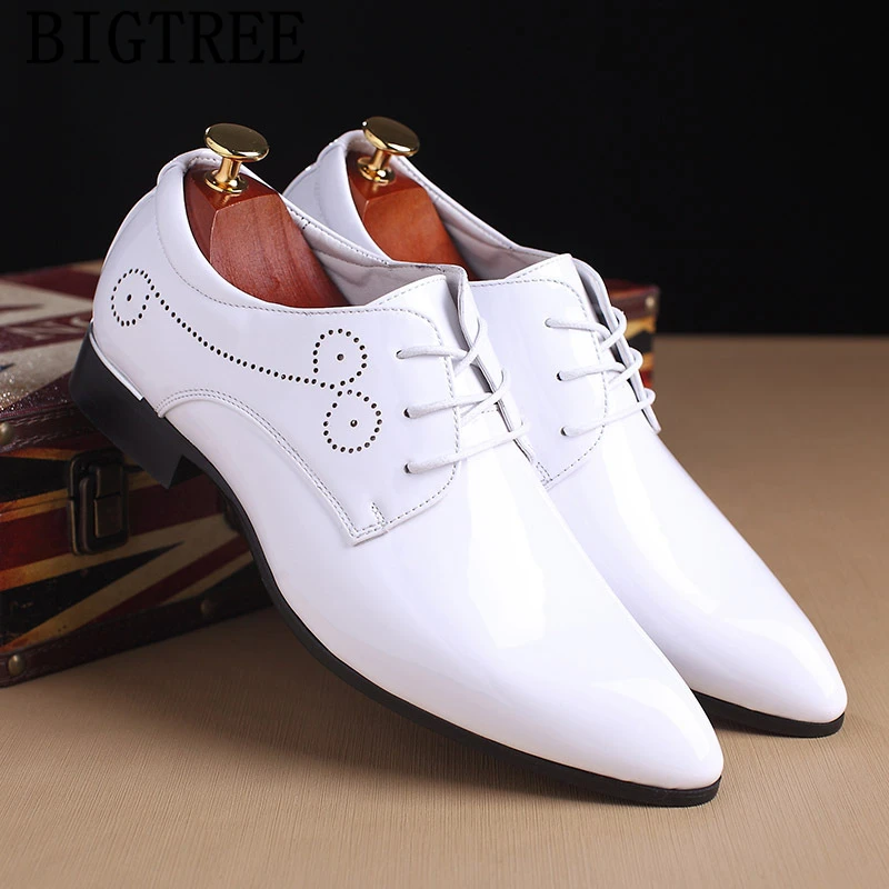 

Men Pointed Toe Dress Weddings Shoes Coiffeur Business Shoes Men Oxford Leather Formal Shoes Men Elegant Luxury Brand Ayakkabi