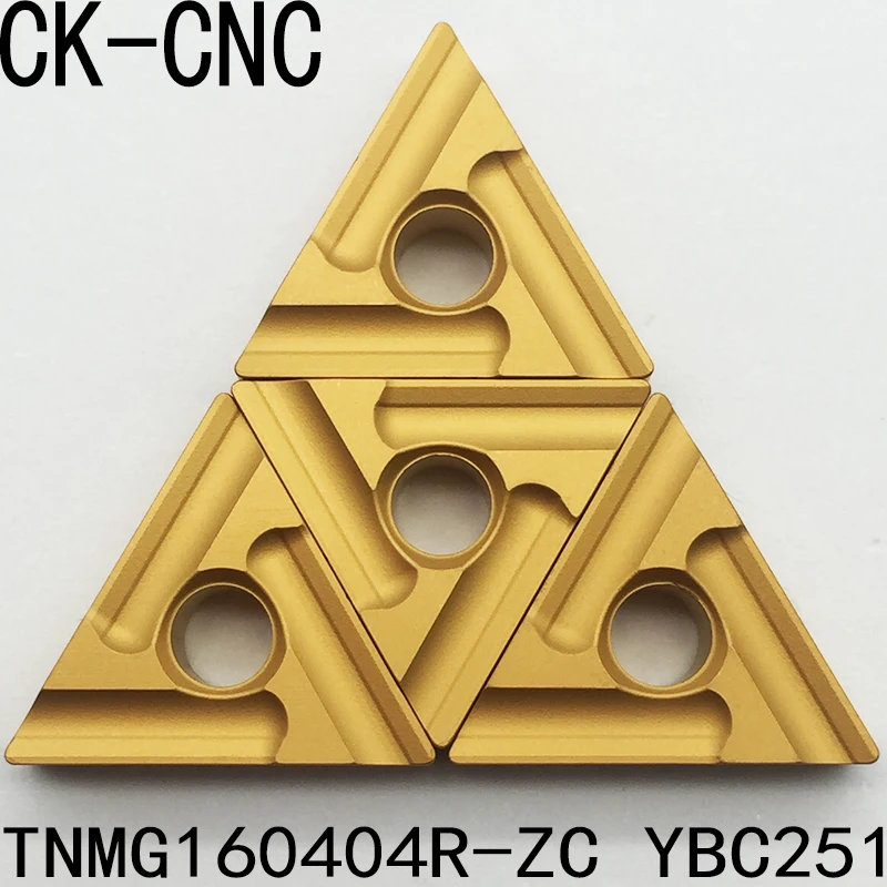

10 шт TNMG160404R-ZC YBC251 TNMG332R-ZC YBC251 P10-P30