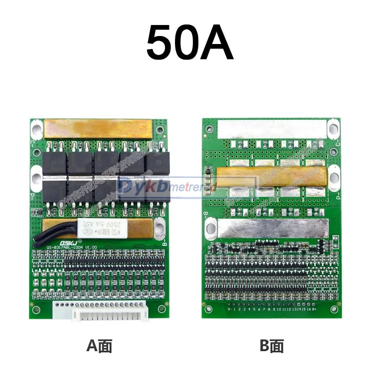 Защитная плата для литий-ионных и литий-полимерных батарей 6S-13S 35A 50A 80A 150A Balance BMS