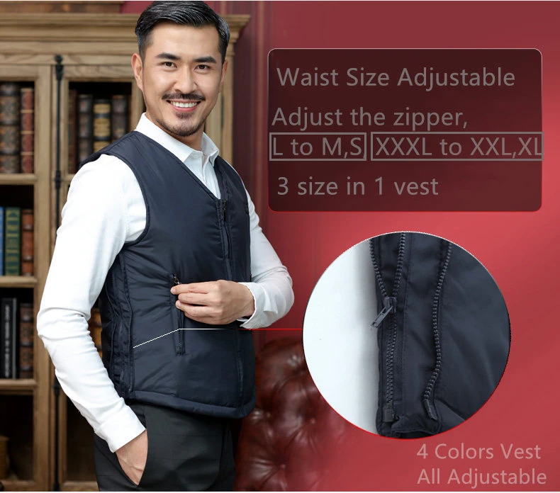 Мужской зимний жилет с электроподогревом теплое пальто для снега Байкерский