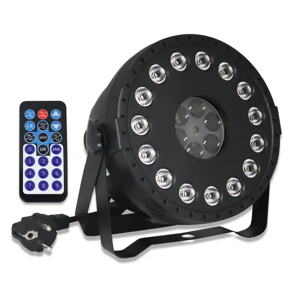 YSH 15 светодиодный Par лампы DMX контроллер эффект 15x1,5 Вт свет для дискотеки RGB для KTV дома вечерние DJ Сценический Свет Звук-активированный